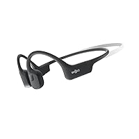 SHOKZ OpenRun Mini (AfterShokz Aeropex Mini) -Bone Conduction Open-Ear Bluetooth Sport Headphones - Waterproof Wireless Earphones for Workouts and Running - Built-in Mic, with Headband