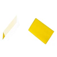 Hot Laminating Pouches Credit Card (Pack of 2500) 10 mil 2-1/8 x 3-3/8 Yellow/Clear