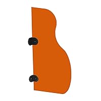Urinal Baffle, Urinal Partition Divider Screen, Children's Cartoon Privacy Shield, Wall-Mounted, for Schools/Shopping Malls/Public Places/kindergartens/Offices (Color : Orange, Size : 1Pcs)