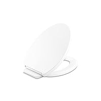 Kohler K-26801-0 Impro ReadyLatch Quiet Close Elongated Toilet Seat, White