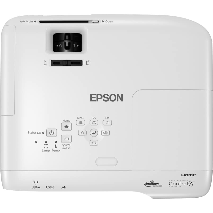 Epson, EPSV11HA03020, PowerLite 118 3LCD XGA Classroom Projector with Dual HDMI, 1 Each