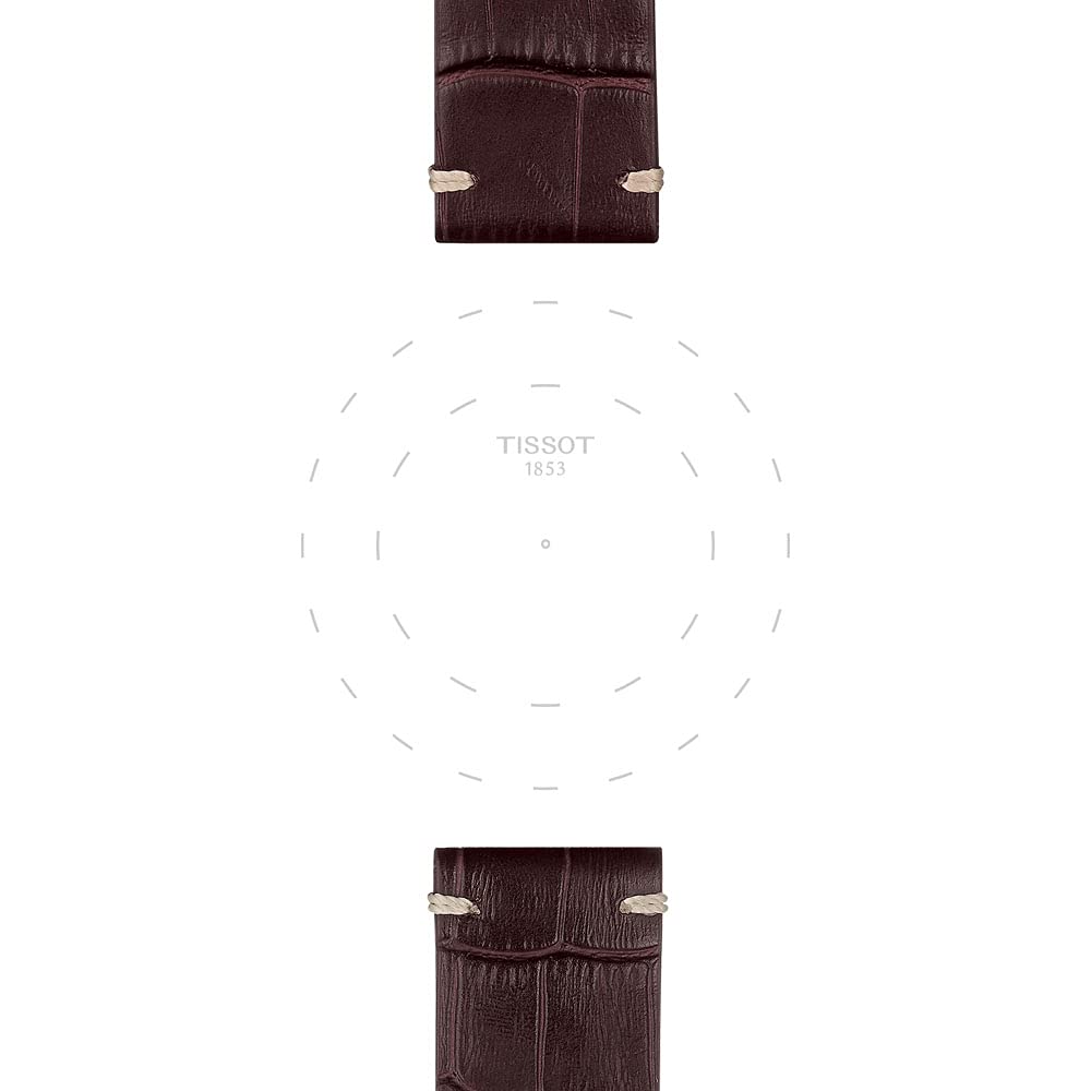 Tissot T852046773 22mm Lug Brown Leather Strap