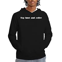Top Knot and Coffee - Men's Adult Hoodie Sweatshirt