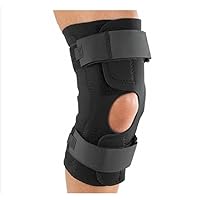 Reddie Hinged Knee Support Brace: Neoprene Wrap-Around, MCL and LCL Sprains, XX-Large
