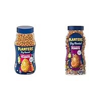 Bundle of Planters Sweet and Spicy Dry Roasted Peanuts, 16 oz. + PLANTERS Bold & Savory Dry Roasted Peanuts, 16 oz