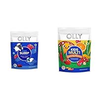 Olly Kids Sleep and Multivitamin Gummy Starter Pack Bundle, Occasional Sleep Support and Overall Health and Immune Support Chewable Supplements, 30 and 45 Day Supply