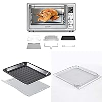 COSORI 12-in-1 Air Fryer Rotisserie Toaster Oven Combo (Silver) with Oven Tray & Fryer Basket
