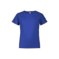 Pro Weight Youth 5.2 oz Retail Fit T-Shirt Royal - Small