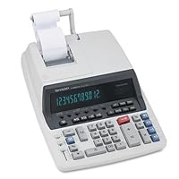 Sharp QS2770H QS-2770H Two-Color Ribbon Printing Calculator, Black/Red Print, 4.8 Lines/Sec