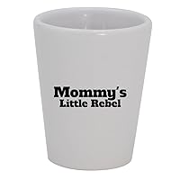 Mommy's Little Rebel - 1.5oz Ceramic White Shot Glass