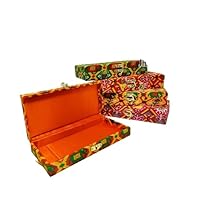 Multi Cash Box Handmade Colorful|Festive Decorative, Shagun Box, Gift Box, Jewellery Box, Money Box Envelop Wedding Gift (15 pcs)