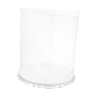 BESTOYARD 1pc Box transparent cake box round cake packaging portable cake container round clear cake transporter cake dome cupcake carrier bakery transporting keeper bracket pastry PCV white