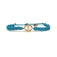 Ovarian Cancer Awareness Bracelets, LOVE HOPE FAITH By Mabuhay Bracelet, In Support of Loved Ones Battling Cancer, Fund Raising, Gift Giving, Fits all, Unisex