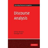 Discourse Analysis (Cambridge Textbooks in Linguistics) Discourse Analysis (Cambridge Textbooks in Linguistics) eTextbook Paperback Printed Access Code Mass Market Paperback
