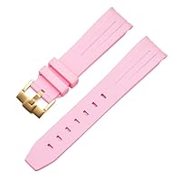 RAYESS 20mm 22mm 21mm Rubber Watch Band For Rolex Strap Brand Watchband Men Replacement Wrist Watch Accessories