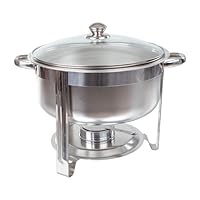 Great Northern Popcorn Company 83-DT6119 Chafing Dish, Single, Silver