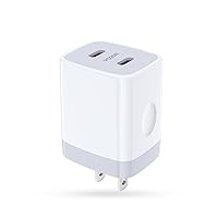 25W Samsung Super Fast Charger Type C Charging Block Dual Port PD 3.0 USB C Wall Plug Adapter for Galaxy A15 5G/A55/A35/A25/A14/A54/A13/S24 Ultra/S23 FE/S22/S21FE/S20/Z Flip 5,iPhone 15/14/13,Pixel 8