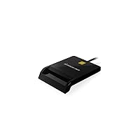 IOGEAR USB Common Access Card (CAC) Reader - EMV Level 1/ 4.1 Compliant - PC/SC version 1.0/2.0 - Class A, B, and C (5V / 3V / 1.8V) - T0, T1 Protocol - Compatible MS USB-CCID Driver - GSR212