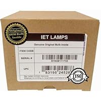 IET Lamps - for OPTOMA EH500 Projector Lamp Replacement Assembly with Genuine Original OEM Philips UHP Bulb Inside