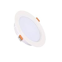 LED Recessed Ceiling Light Downlight Cool/Warm White Round Panel Lights Anti-Fog Highlight Ceiling Flat Spotlights Neutral Light for Bathroom Kitchen Hallway Stage Office 3000k/4000k/6000k