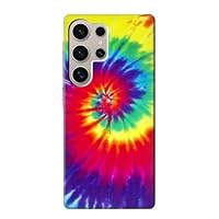 jjphonecase R2884 Tie Dye Swirl Color Case Cover for Samsung Galaxy S24 Ultra