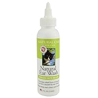 Natural Ear Wash for Cats, 4 oz
