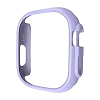Hollow PC Case for Apple Watch Ultra 49mm Hard Bumper Iwatch Ultra Screen Protector Case Protective Cover for Iwatch 8 Pro 49mm (Color : Purple, Size : Ultra 49MM)