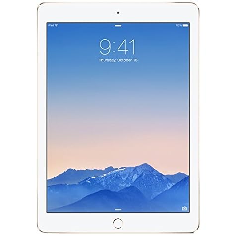 Apple iPad Air 2 MH182CL/A (64GB, Wi-Fi, Gold) NEWEST VERSION (Renewed)