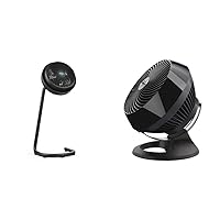 Vornado 660 Large Whole Room Air Circulator Fan with 4 Speeds and 90-Degree Tilt, 660-Large, Black & 783 Full-Size Whole Room Air Circulator Fan with Adjustable Height