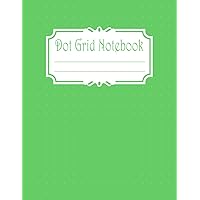 Dot Grid Notebook (Spring Green): Versatile Grid Pattern for All Your Creative Endeavors, Perfect for Bullet Journaling, Sketching, and Planning - 100 pages - 8.5