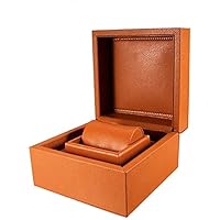 Watch Case Watch Box,Pu Jewelry Storage Box High-end Watch Leather Box Jewelry Box Watch Box Jewelry Display Storage Boxes (Black,S)