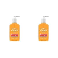 Oil-Free Acne Wash, 6 Fluid Ounce (Pack of 2)