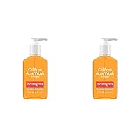 Neutrogena Oil-Free Acne Wash, 6 Fluid Ounce (Pack of 2)