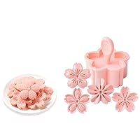 5pcs/set Pink Cherry Blossom Mold Stamp (Pink 3set)