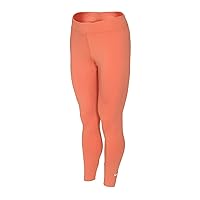 Nike Sportswear Essential Women's Mid-Rise Leggings Size-S Orange