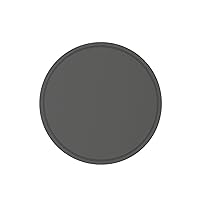 Thick Coasters, Table MATS, Silicone Heat Insulation for Household Kitchens (Color : Black, Size : 20CM)