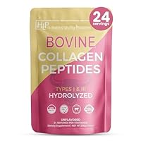 Healthy Living Proteins - Hydrolyzed Bovine Protein Collagen Type I & III - Unflavored Collagen Powder - Grass Fed, Pasture Raised Bovine Peptides - Keto & Paleo, Gluten Free (10 oz (Pack of 1)