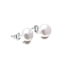 Titanium Hypoallergenic Earrings with Fresh Water Pearls, For Sensitive Ears