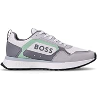 BOSS Men's Big Logo Mesh Mix Lace Up Sneaker