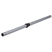 Silver Aluminum Telescopic Slip-Fit Upright With Slip Lock Collar, (8 ft. - 20 ft.) 1 Pc. - Adjustable & Stylish Design, Perfect for Event, Wedding, Party Backdrops, & More