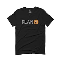Vintage Plan Bitcoin Crypto Currency Logo BTC Coin Trader B for Men T Shirt