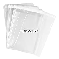 1000 packs of 3x4 Crystal Clear Resealable Recloseable Cellophane/SelfSeal Bags - Supersaver