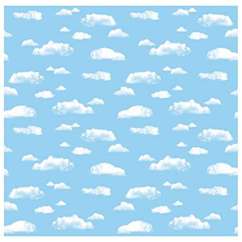 Fadeless Bulletin Board Paper, Fade-Resistant Paper for Classroom Decor, 48” x 50’, Clouds, 1 Roll