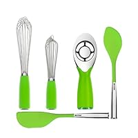 Art and Cook 5-Piece Chrome Dreams Baking Set, Green