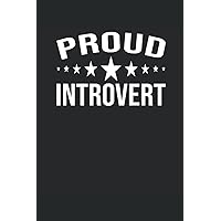 Proud introvert: Blood pressure diary to fill in and log blood pressure - high blood pressure accessories and gift - logbook 6X9 110 pages
