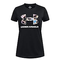 Under Armour Girls' Tech Big Logo Short Sleeve Crew Neck