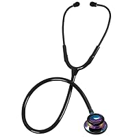 Prestige Medical Clinical Lite™ Stethoscope, Rainbow & Stealth/Black