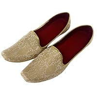 SRK Punjabi Jutti Indian Flats Handmade Shoes - Khussa Shoes, Indian Wedding, Sherwani, Kurta, Mojari Shoes