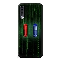 R3816 Red Pill Blue Pill Capsule Case Cover for Samsung Galaxy A50