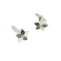 Cufflinks Cuff Links Fashion Mens Boys Jewelry Wedding Party Favors Gift KGI030 Five-Pointed Star Flower